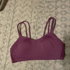 Lululemon purple like a cloud sports bra